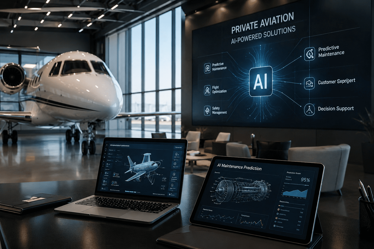 Business aviation companies that do not embrace AI may struggle to keep pace with the industry