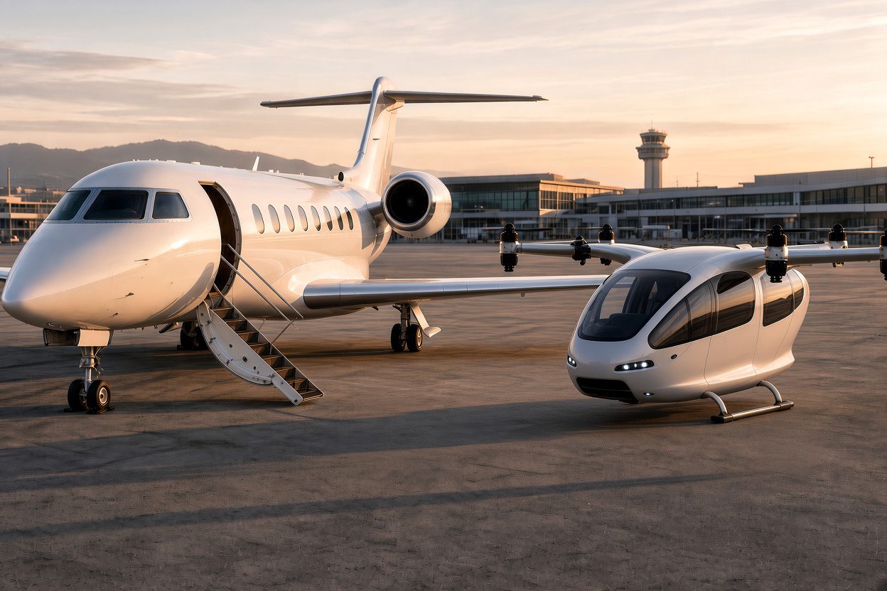 The Future of Private Aviation: From Private Jets to eVTOLs
